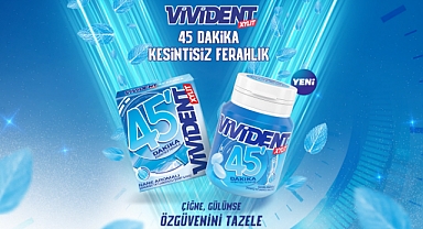 Vivident 45' şimdi şişe ambalajında