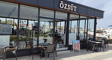 Özsüt lezzetleri Alaçatı Marina'yı sarıyor
