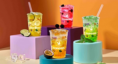 Pop Bubble içecekler POPEYES'ta