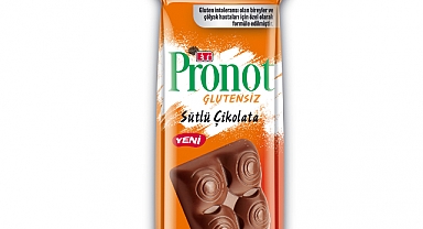 ilk kez glutensiz sütlü çikolata