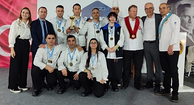 Esbaş aşçıları uluslararası yarışmadan birincilikle döndü