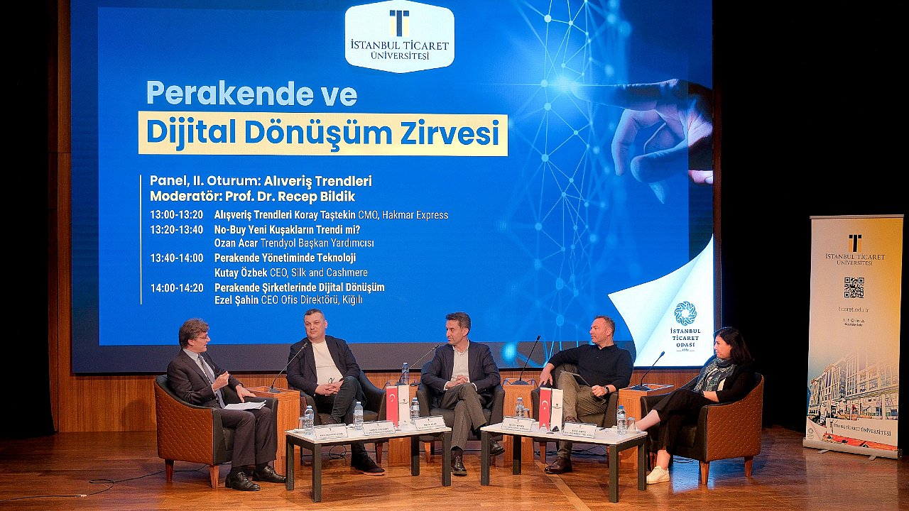 Perakendenin geleceği İstanbul Ticaret Üniversitesi'nde konuşuldu