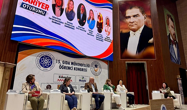 15. Gıda Mühendisliği Öğrenci Kongresi Tekirdağ'da tamamlandı