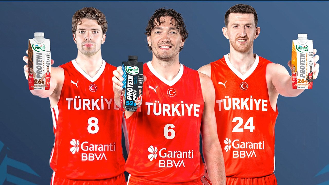 Millilerimizin fotoğrafları Pınar Süt paketlerinde