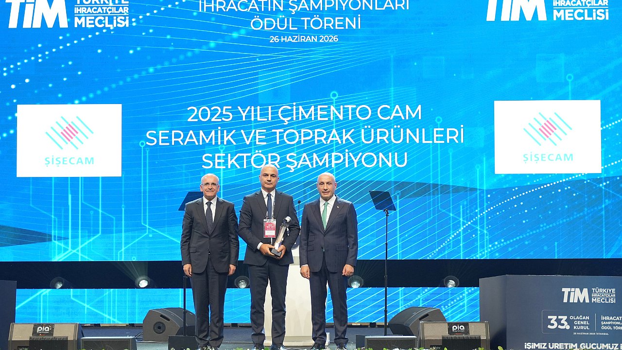 Şişecam “İhracat Şampiyonu” oldu