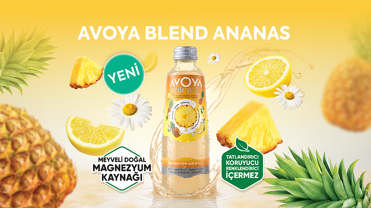 AVOYA’dan yeni lezzet: Ananas - Limon – Papatya