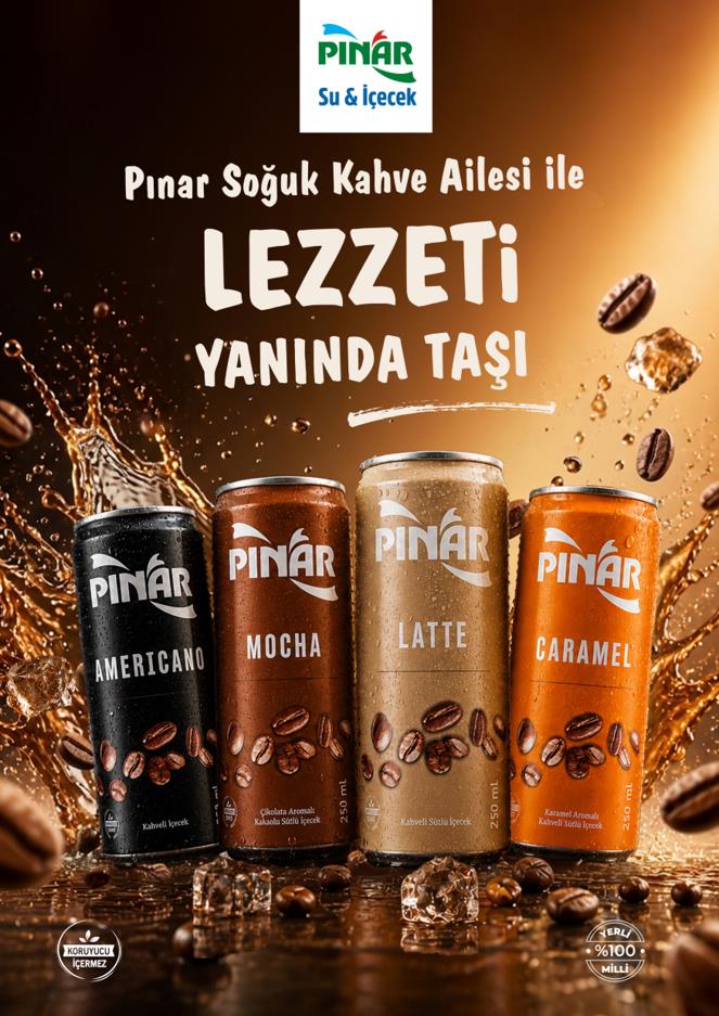 Pınar'dan soğuk kahve pazarına güçlü bir adım